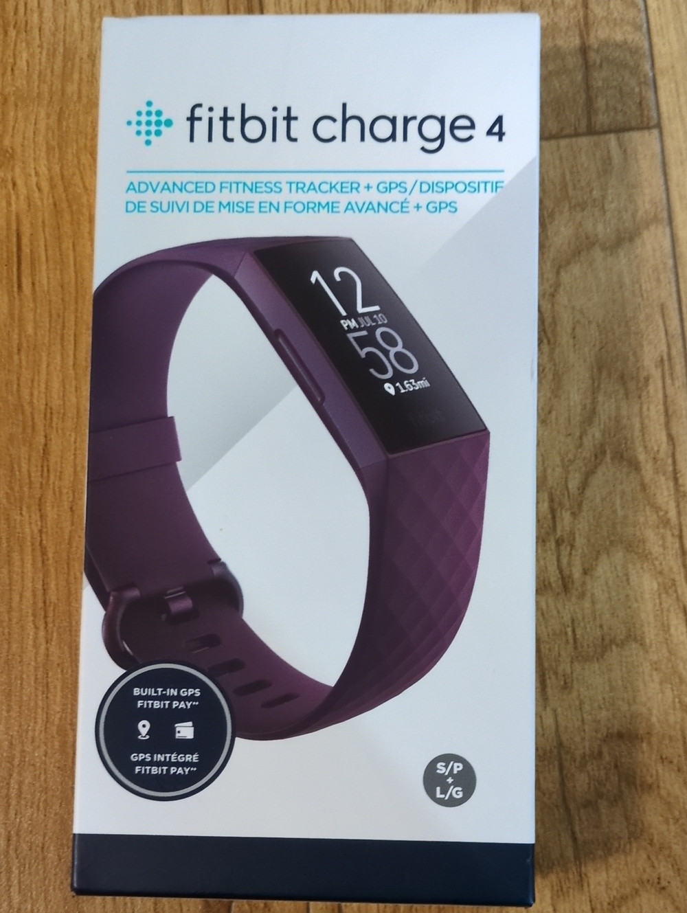 New In Box fitbit Charge 4 Plum Fitness Tracker